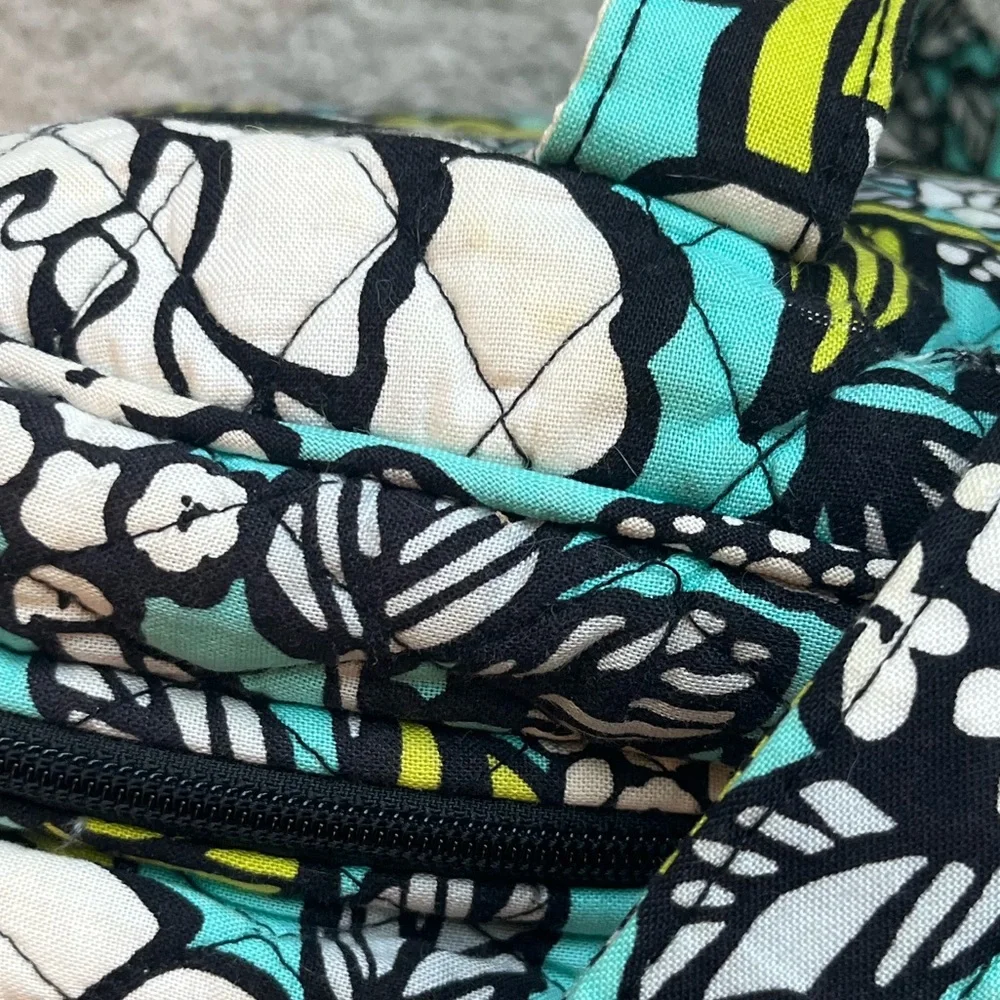 Vera Bradley Aqua and Green Quilted Baby Bag w/Changing Pad - Picture 5 of 8